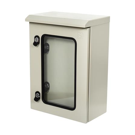 ตู้เหล็กกันน้ำแบบกระจก SIM 50X35X20 ซม._1