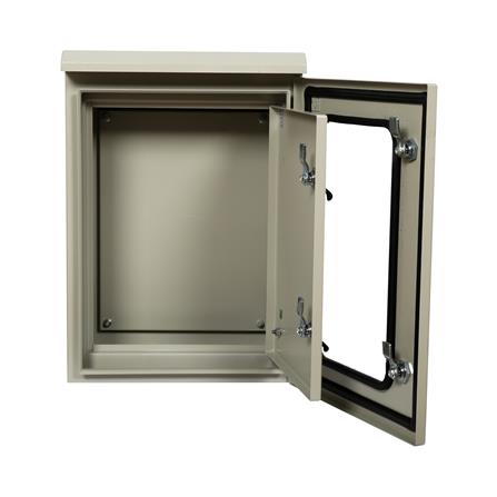 ตู้เหล็กกันน้ำแบบกระจก SIM 50X35X20 ซม._2