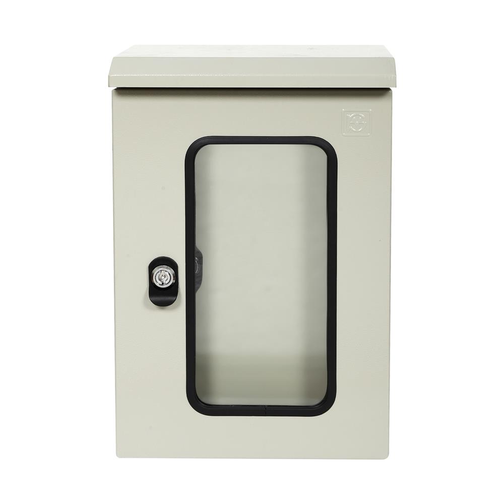 ตู้เหล็กกันน้ำแบบกระจก SIM 45X30X20 ซม.