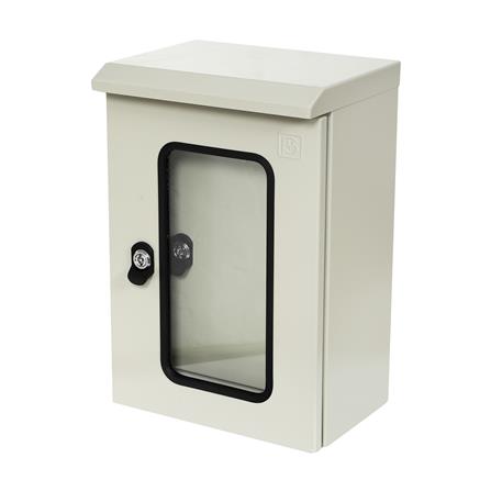 ตู้เหล็กกันน้ำแบบกระจก SIM 45X30X20 ซม._1