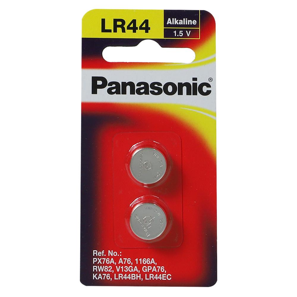 ถ่านเม็ดกระดุม PANASONIC LR-44PT แพ็ค 2 ก้อน