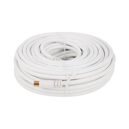 สายสัญญาณTV พร้อมแจ็ค MOVADA 20 เมตร สีขาว_0