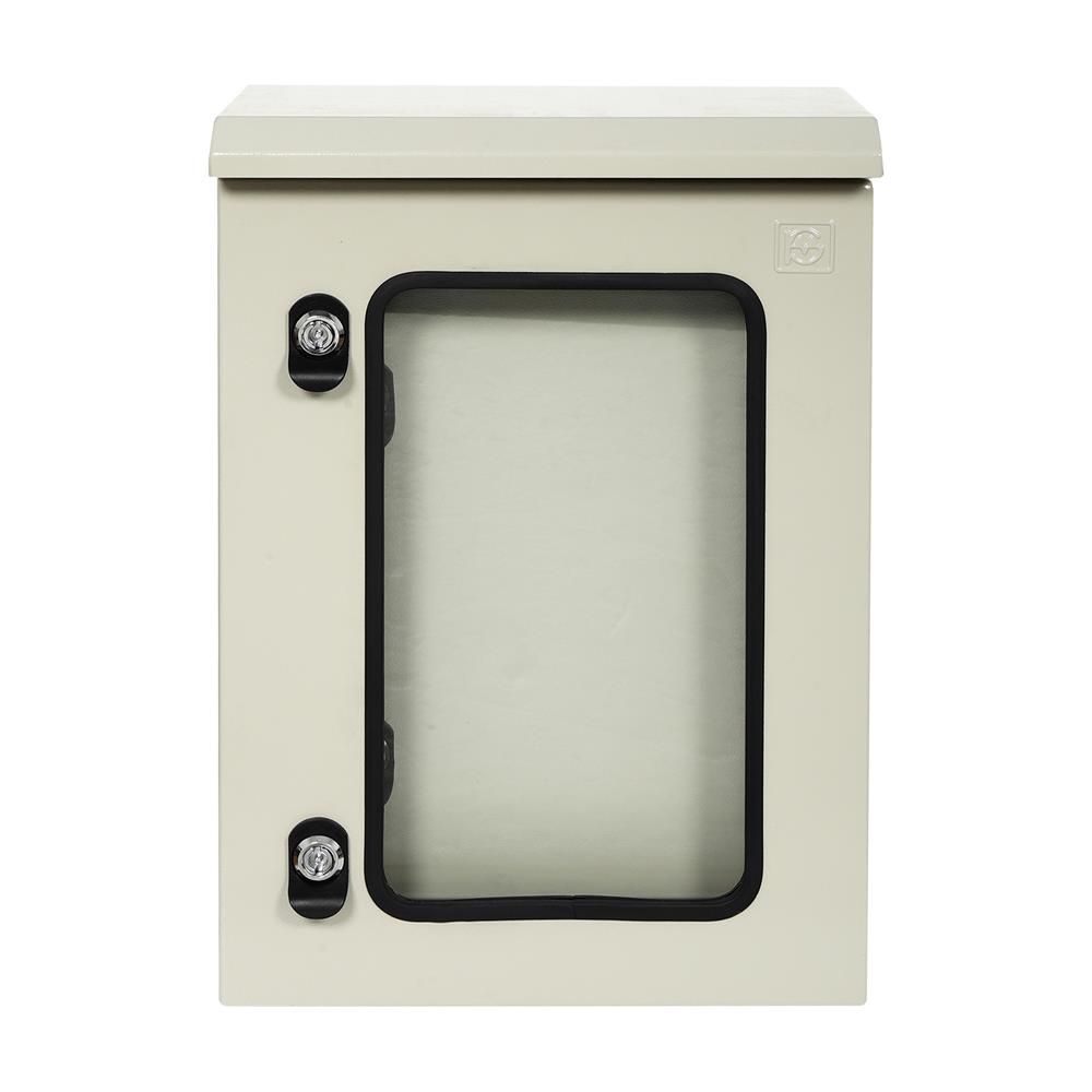 ตู้เหล็กกันน้ำแบบกระจก SIM 45x35x20 ซม.