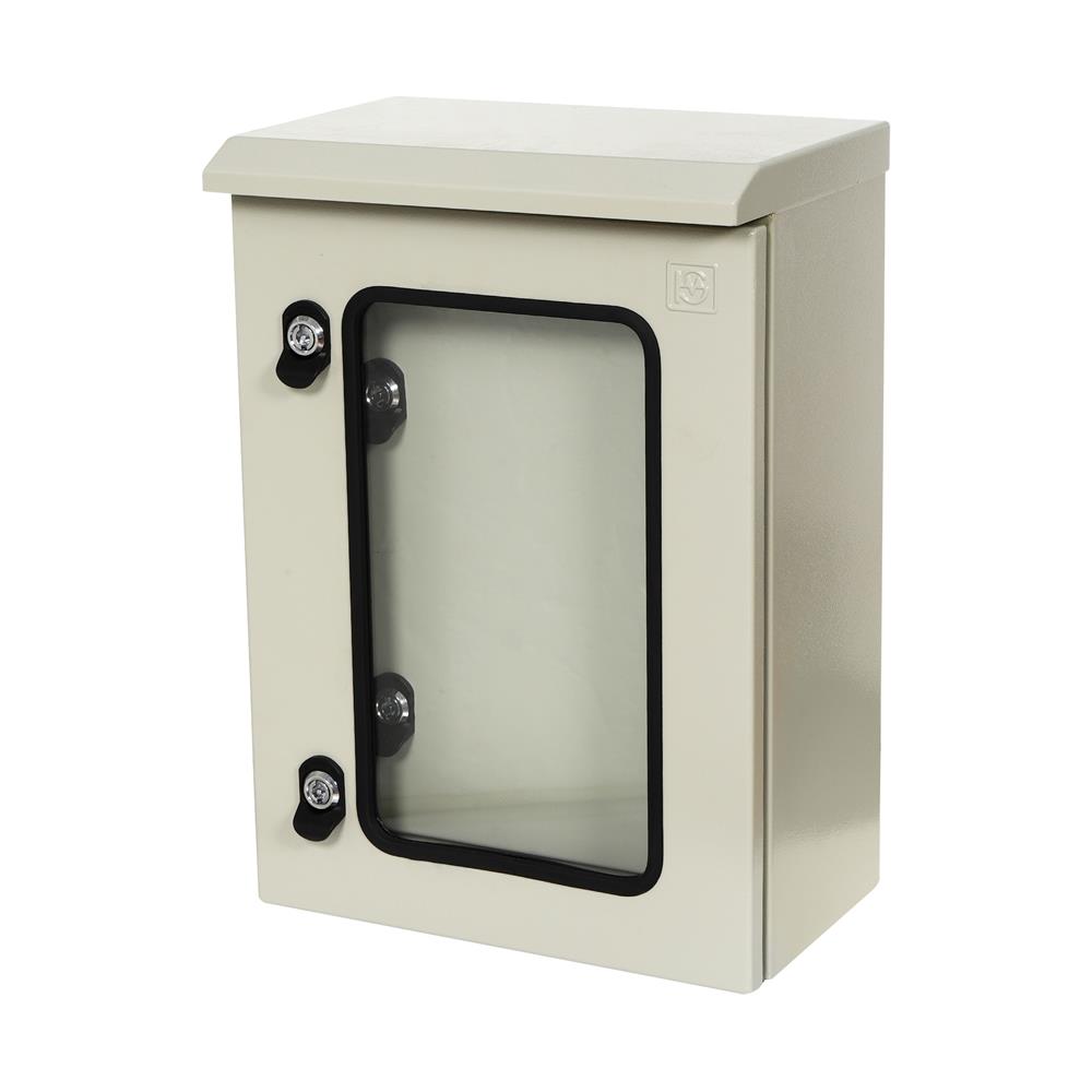 ตู้เหล็กกันน้ำแบบกระจก SIM 45x35x20 ซม.