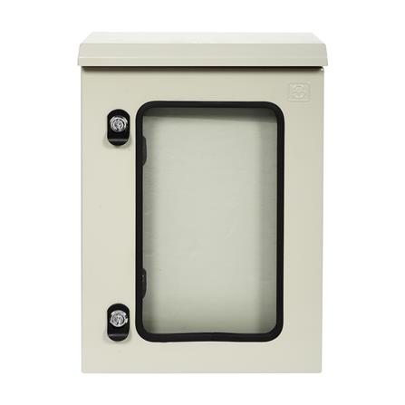 ตู้เหล็กกันน้ำแบบกระจก SIM 45x35x20 ซม._0