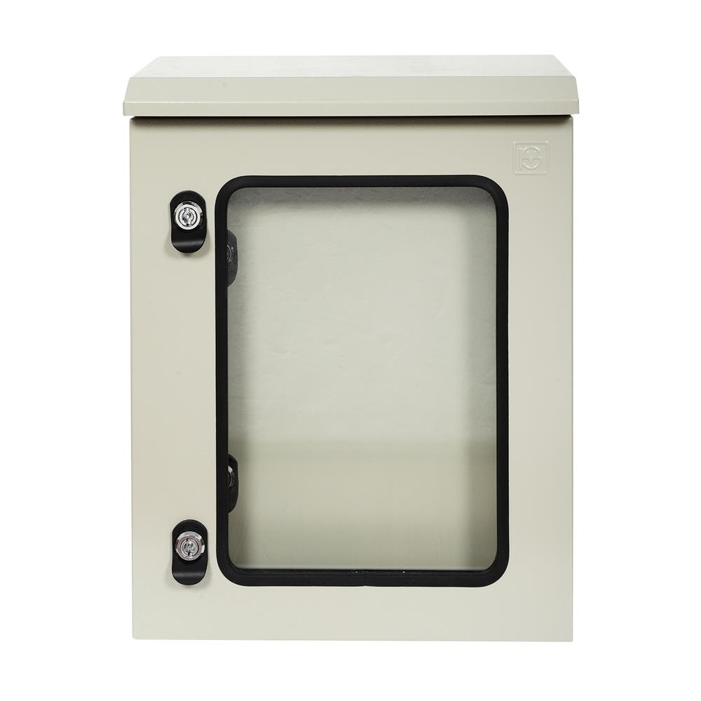 ตู้เหล็กกันน้ำแบบกระจก SIM 50x40x20 ซม.