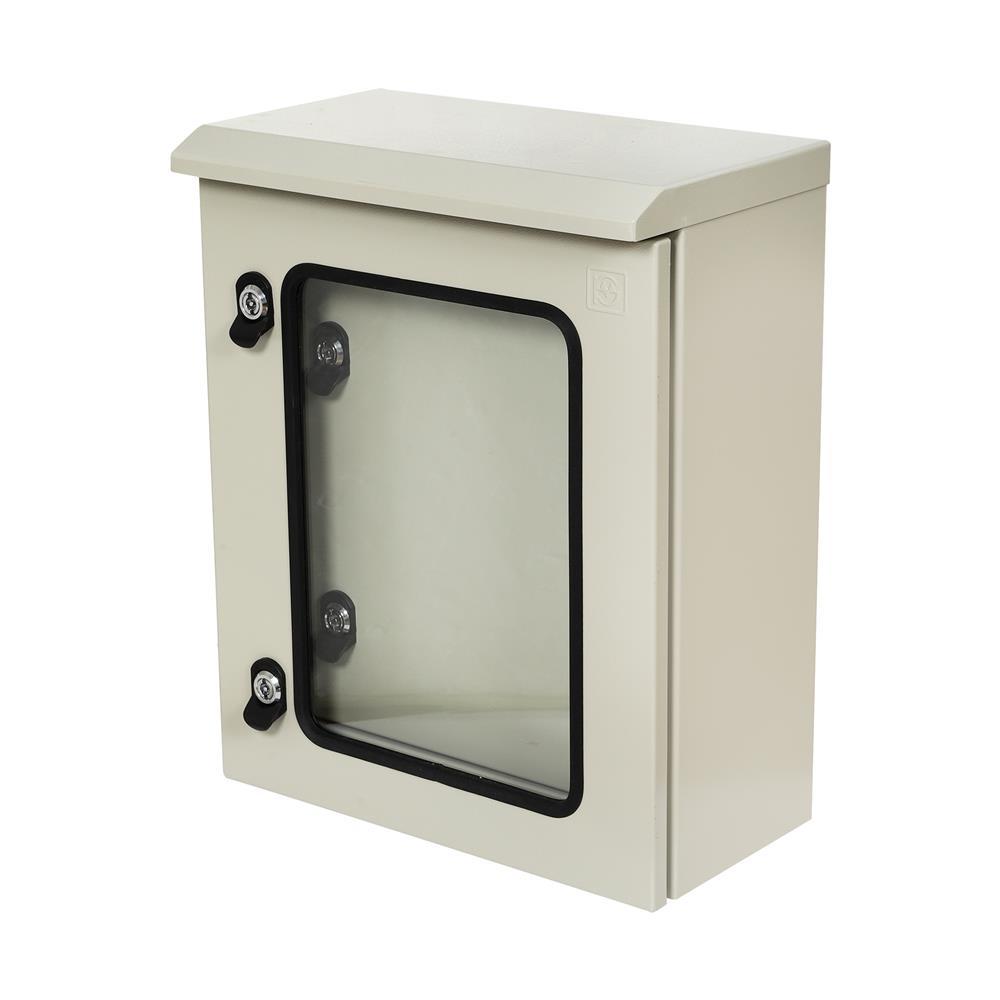 ตู้เหล็กกันน้ำแบบกระจก SIM 50x40x20 ซม.