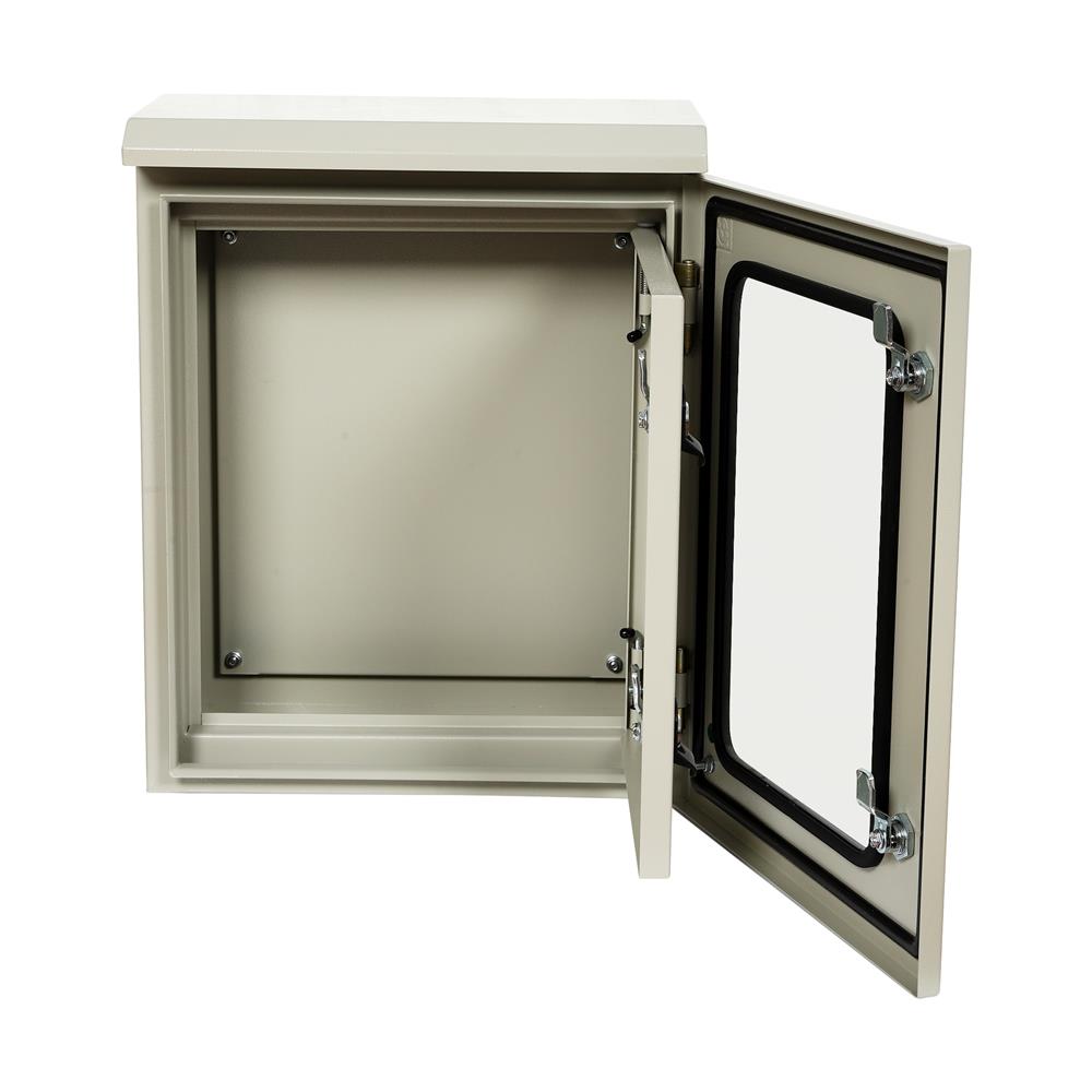 ตู้เหล็กกันน้ำแบบกระจก SIM 50x40x20 ซม.