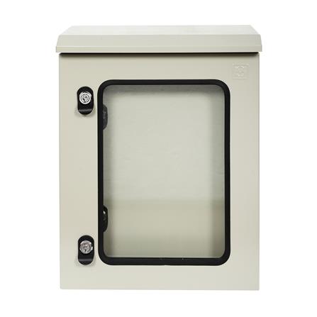 ตู้เหล็กกันน้ำแบบกระจก SIM 50x40x20 ซม._0