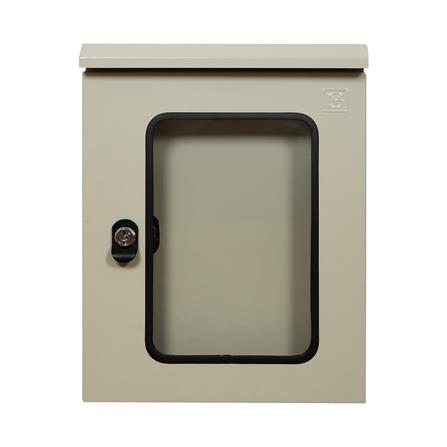 ตู้เหล็กกันน้ำแบบกระจก SIM 35X45X15 ซม._0