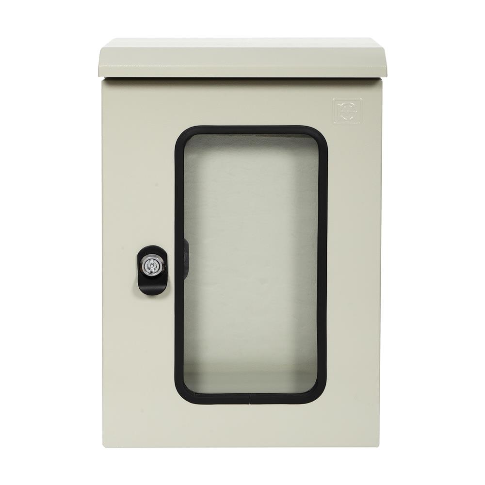 ตู้เหล็กกันน้ำแบบกระจก SIM 30X45X15 ซม.