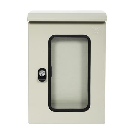 ตู้เหล็กกันน้ำแบบกระจก SIM 30X45X15 ซม._0