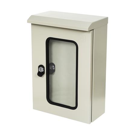 ตู้เหล็กกันน้ำแบบกระจก SIM 30X45X15 ซม._1