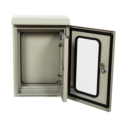 ตู้เหล็กกันน้ำแบบกระจก SIM 30X45X15 ซม._2