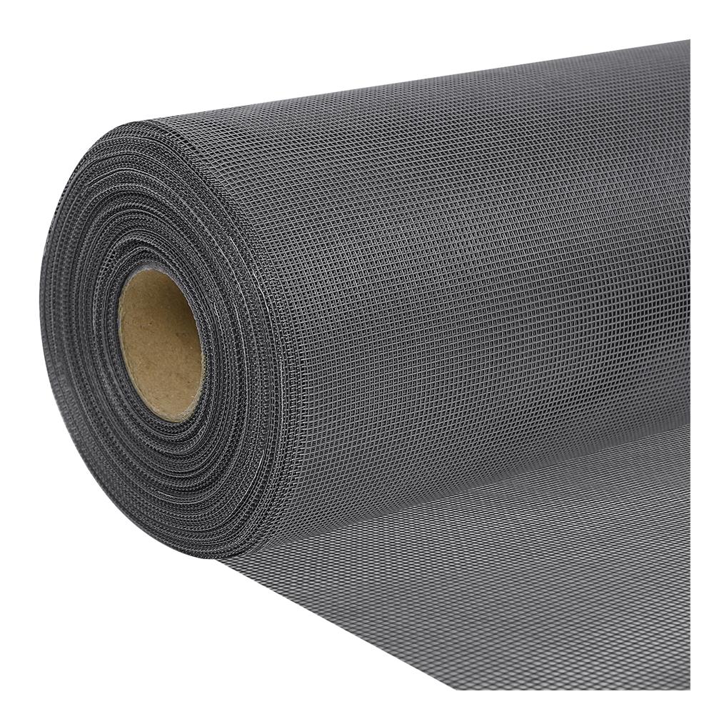 มุ้งลวดไฟเบอร์กลาส หมีโพล่าร์ 42 นิ้ว X 30 เมตร สีเทา