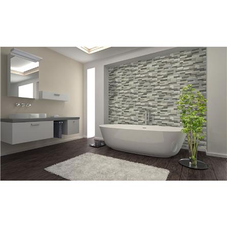 กระเบื้องพอร์ซเลน 4x20 นิ้ว BEZEN BS5010 มอลติคาร์โล ไวท์ 10P_1