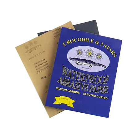 กระดาษทรายขัดเหล็ก เบอร์ 360 จระเข้ 3 ดาว