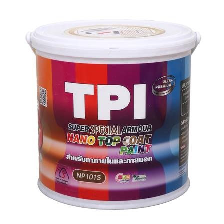 สีน้ำทาภายนอกและภายใน ชนิดกึ่งเงา TPI NANO SUPER SPECIAL ARMOUR BASE B สีขาว 1 แกลลอน_0