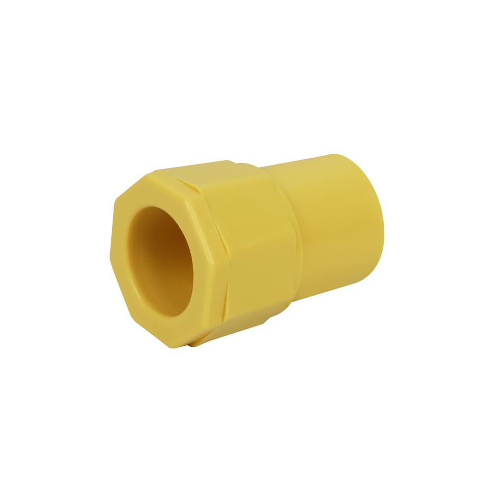 ข้อต่อเข้ากล่อง ELITE 1/2 นิ้ว สีเหลือง 20 ชิ้น/แพ็ก