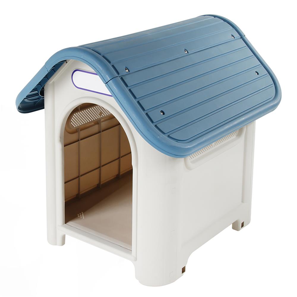 บ้านสุนัขพลาสติกขนาดกลาง WELL WARE 60x74.5x66 ซม.