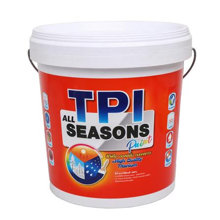 สีน้ำทาภายนอก ชนิดกึ่งเงา TPI ALL SEASON สีเทาควันบุหรี่ 2.5 แกลลอน_0