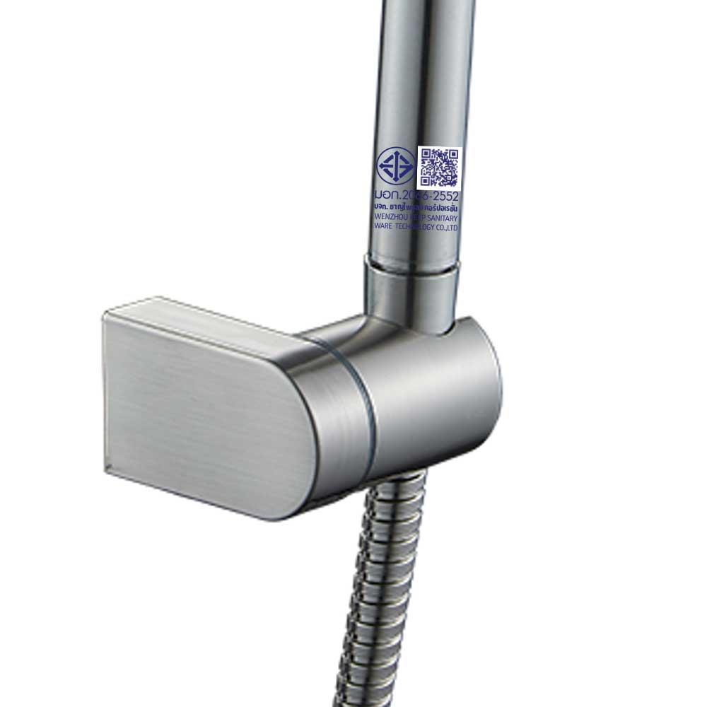 ชุดฝักบัวสายอ่อน 1 ระดับ RASLAND 25896 สเตนเลส