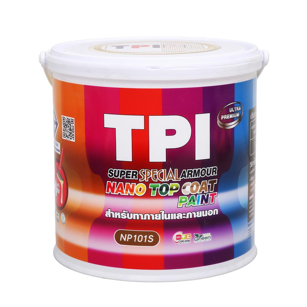 สีน้ำทาภายนอกและภายใน ชนิดกึ่งเงา TPI NANO SUPER SPECIAL ARMOUR BASE D 1 แกลลอน