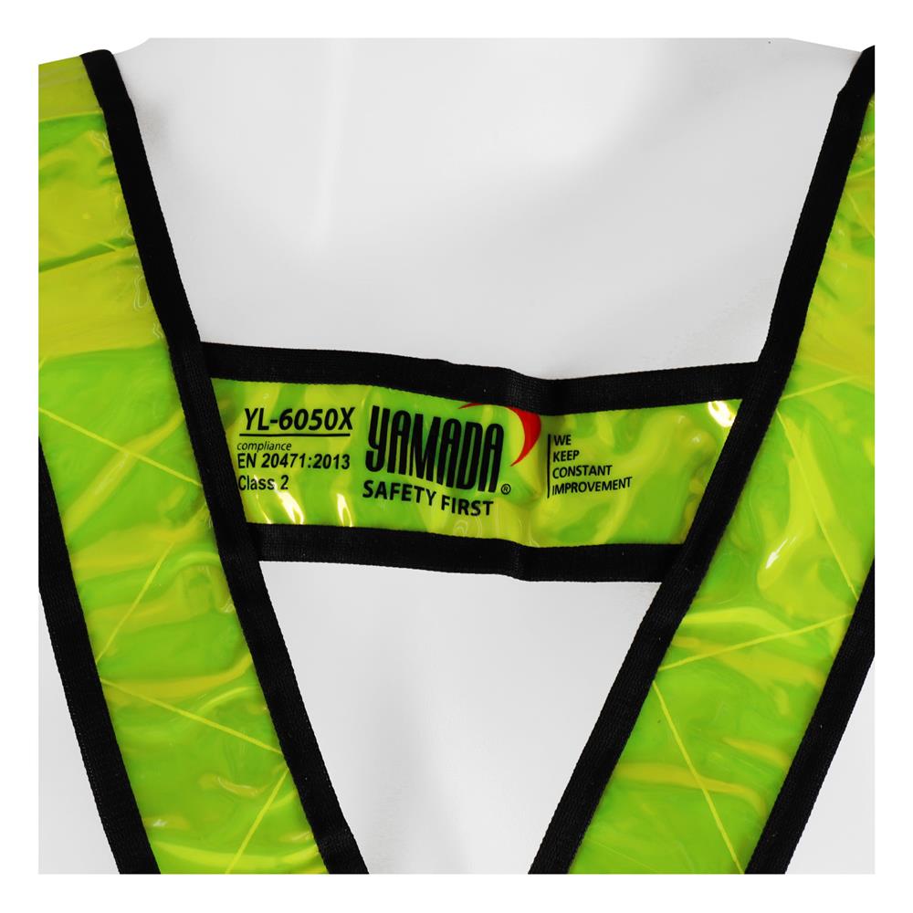 เสื้อกั๊กจราจรสะท้อนแสง YAMADA LY6050X สีเหลือง