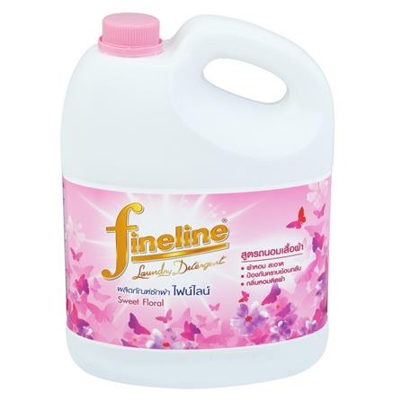น้ำยาซักผ้า FINELINE 3,000ml SWEET FLORAL