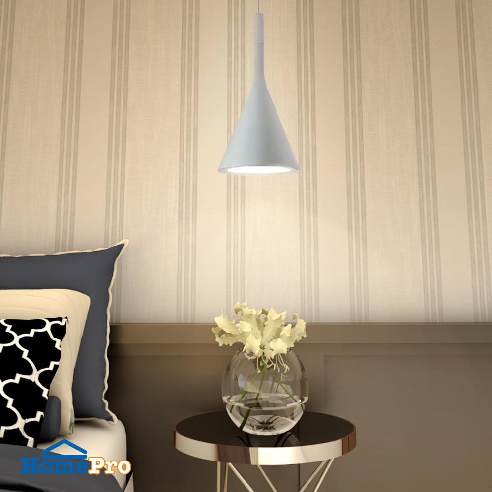 ไฟช่อ CARINI MODERN MS1767WH โลหะ สีขาว/เงิน 1หัว