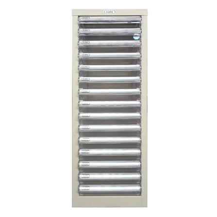 ตู้ลิ้นชักเหล็ก 15 ลิ้นชัก SURE SD-201 สีครีม_1