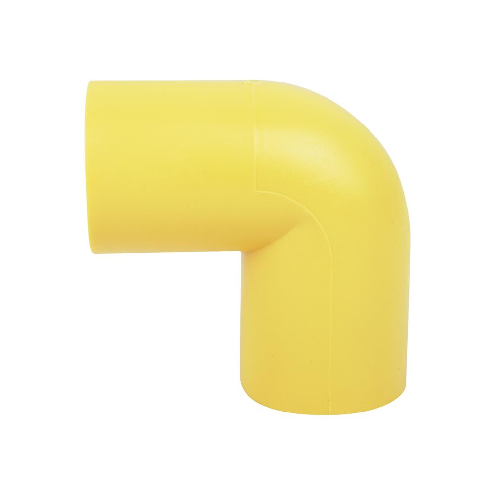 ข้องอ 90 องศา ร้อยสาย ELITE 3/8 นิ้ว สีเหลือง (แพ็ก 20 ชิ้น)