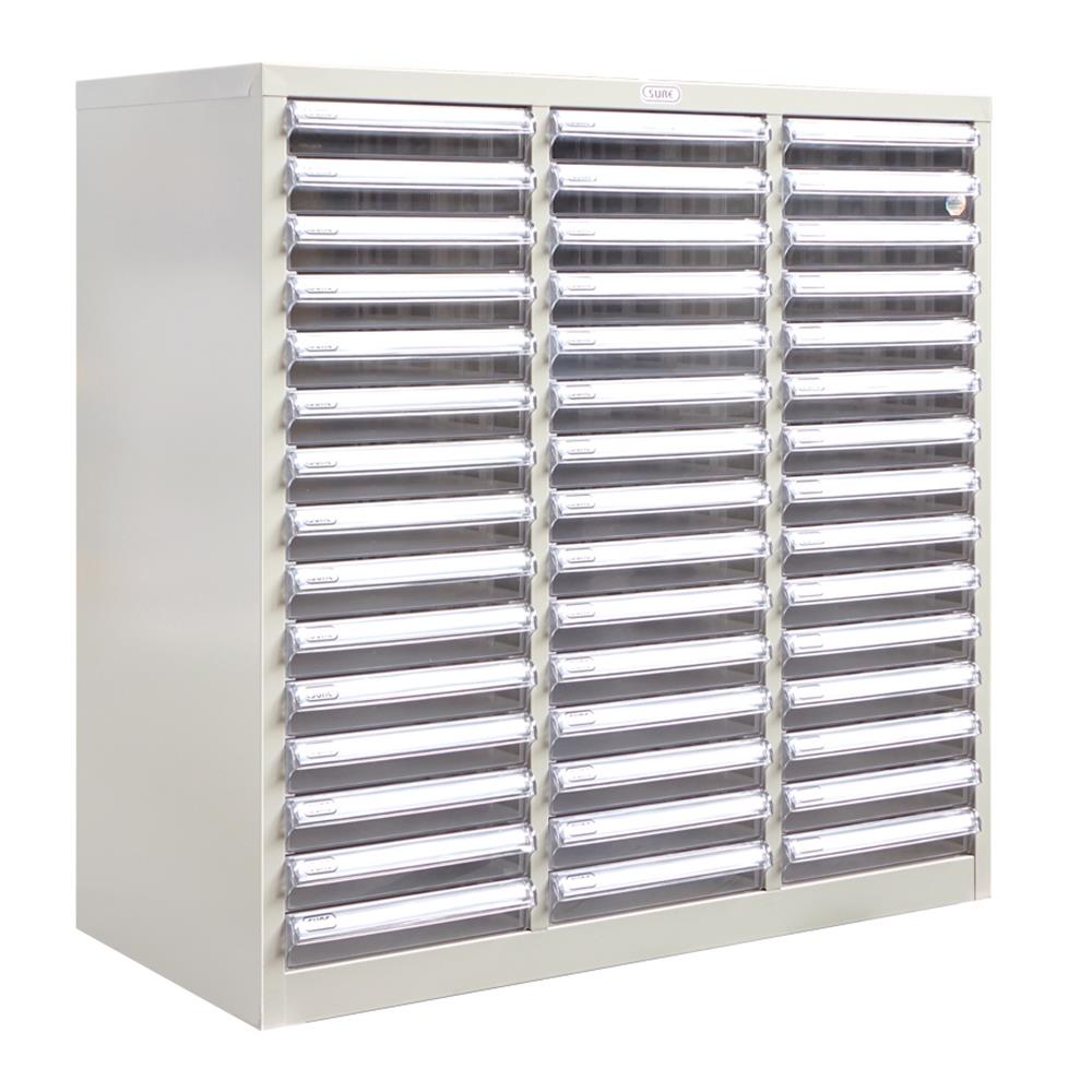 ตู้ลิ้นชักเหล็ก 45 ลิ้นชัก SURE SD-301 สีครีม