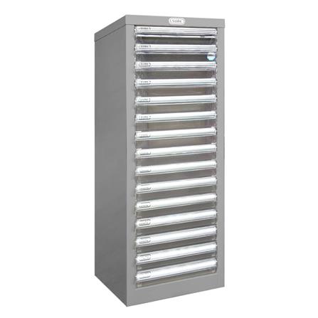 ตู้ลิ้นชักเหล็ก 15 ลิ้นชัก SURE SD-201 สีเทา_2