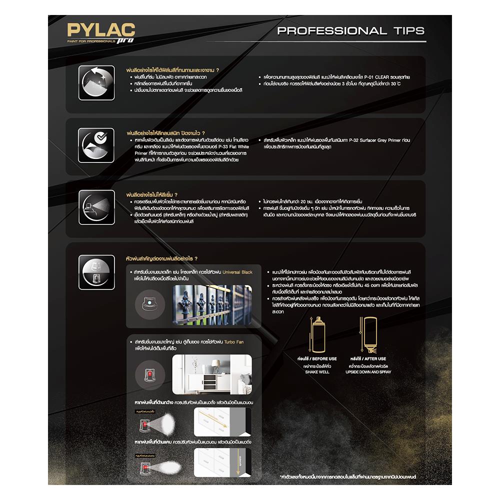 สีสเปรย์ NIPPON PAINT PYLAC PRO P-12 SPICY RED