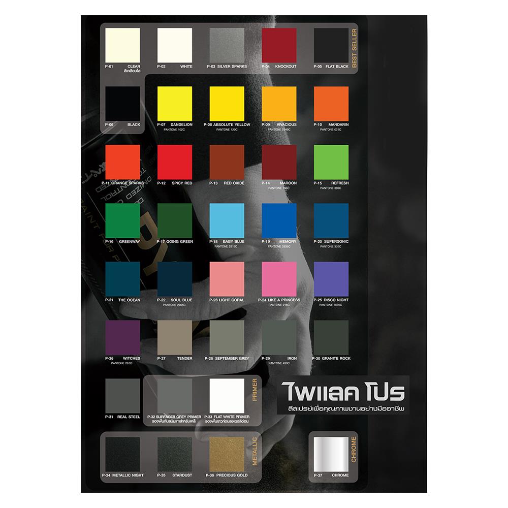 สีสเปรย์ NIPPON PAINT PYLAC PRO P-15 สี REFRESH