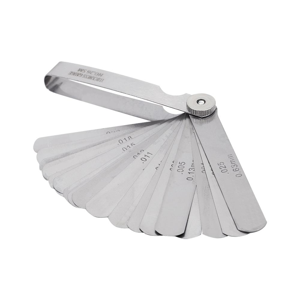 ฟิลเลอร์เกจ 26 ใบ PT W80528 0.038-0.635 มม.