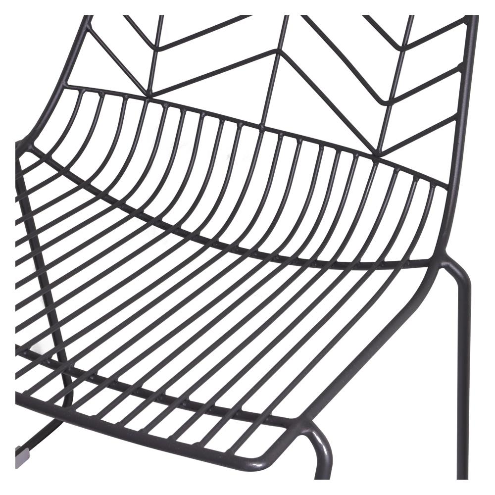 ชุดสนามเหล็ก 2 ที่นั่ง SPRING ARTOIS สีดำ