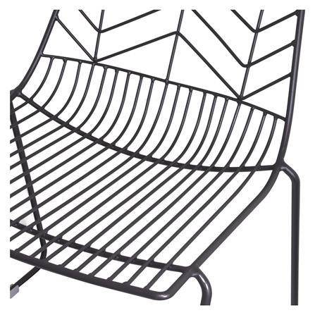 ชุดสนามเหล็ก 2 ที่นั่ง SPRING ARTOIS สีดำ_3