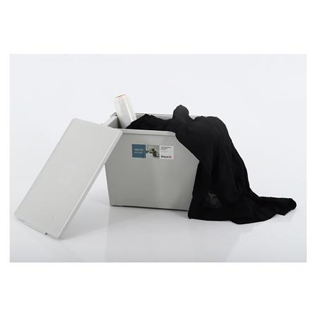 กล่องเก็บของ ฝาล็อค STACKO AMATAS 70 ลิตร 39.2x58.2x43.5 ซม. สีเทา_4