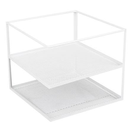 ชั้นเข้ามุมจัดเก็บในครัว 3 ชั้น KECH สีขาว