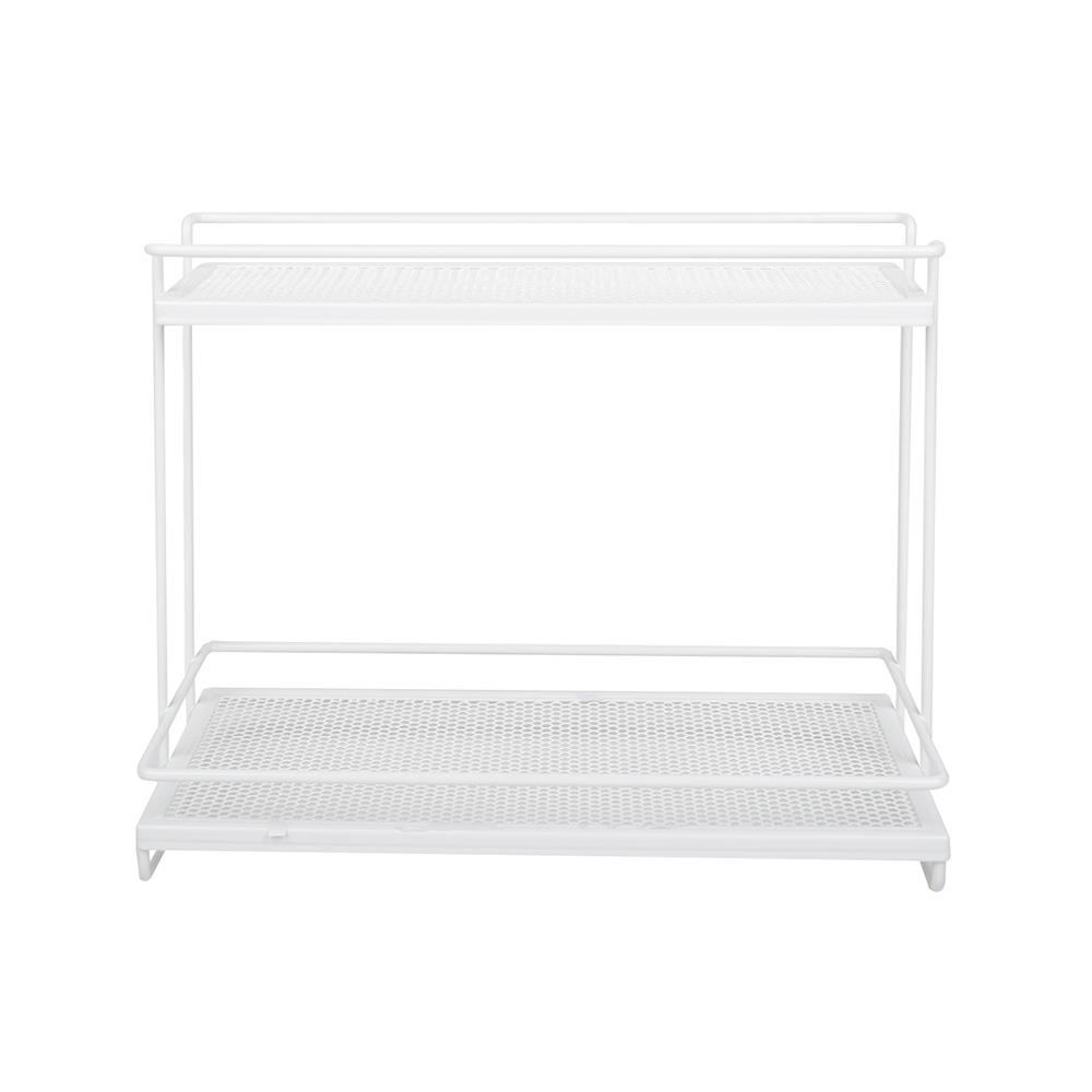 ชั้นวางขวดเครื่องปรุง 2 ชั้น KECH สีขาว