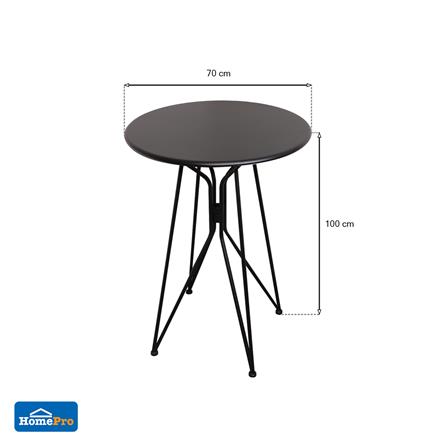โต๊ะบาร์เหล็ก SPRING STELLA 70 ซม. สีดำ_5