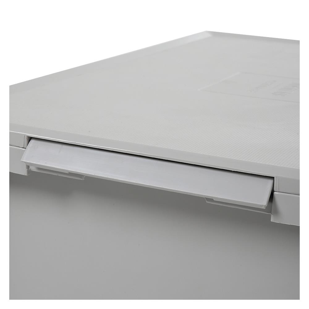 กล่องเก็บของ ฝาล็อค STACKO AMATAS 43 ลิตร 39.2x58.2x28 ซม. สีเทา