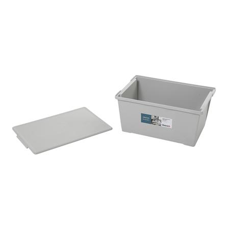 กล่องเก็บของ ฝาล็อค STACKO AMATAS 43 ลิตร 39.2x58.2x28 ซม. สีเทา_2