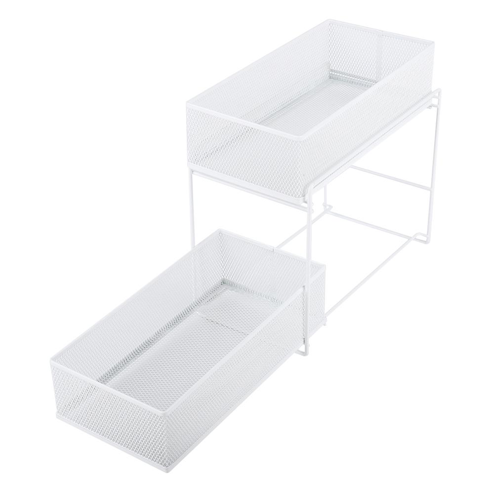 ลิ้นชัก2ชั้นจัดเก็บอุปกรณ์ครัว เล็ก KECH