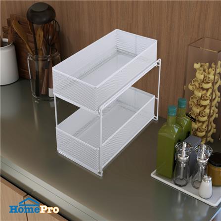 ลิ้นชัก2ชั้นจัดเก็บอุปกรณ์ครัว เล็ก KECH_5