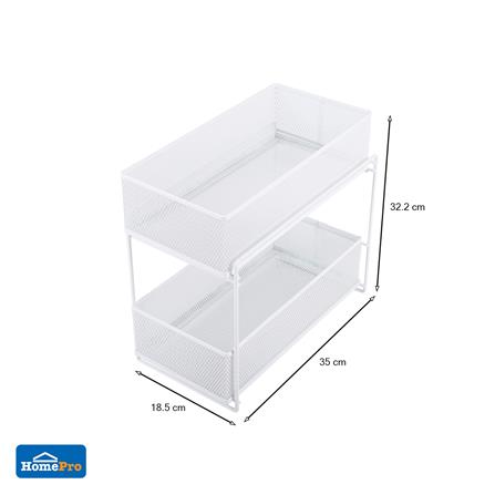 ลิ้นชัก2ชั้นจัดเก็บอุปกรณ์ครัว เล็ก KECH_6