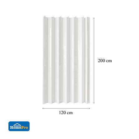 ฉากกั้นห้องแบบทึบ DIY ME LIVING 120X200 ซม. สีขาว_3