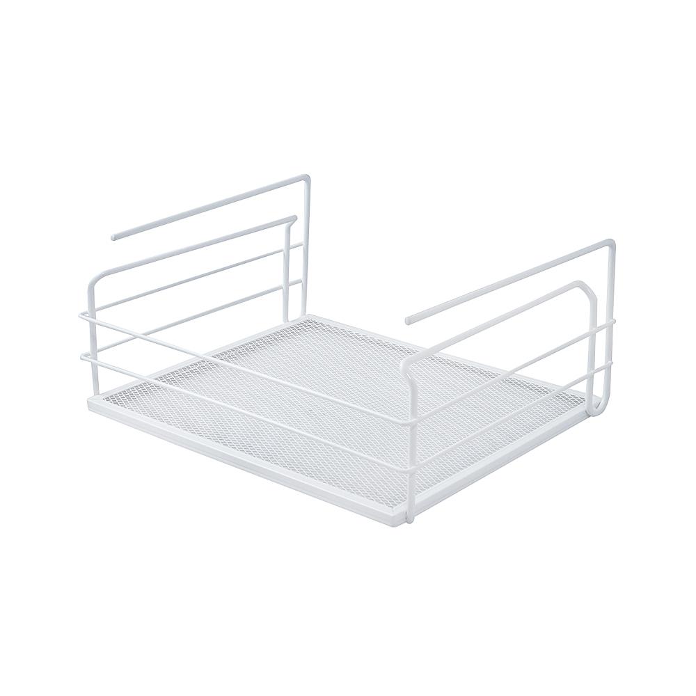 ตะกร้าเสริมชั้นจัดเก็บในครัว เล็ก KECH สีขาว